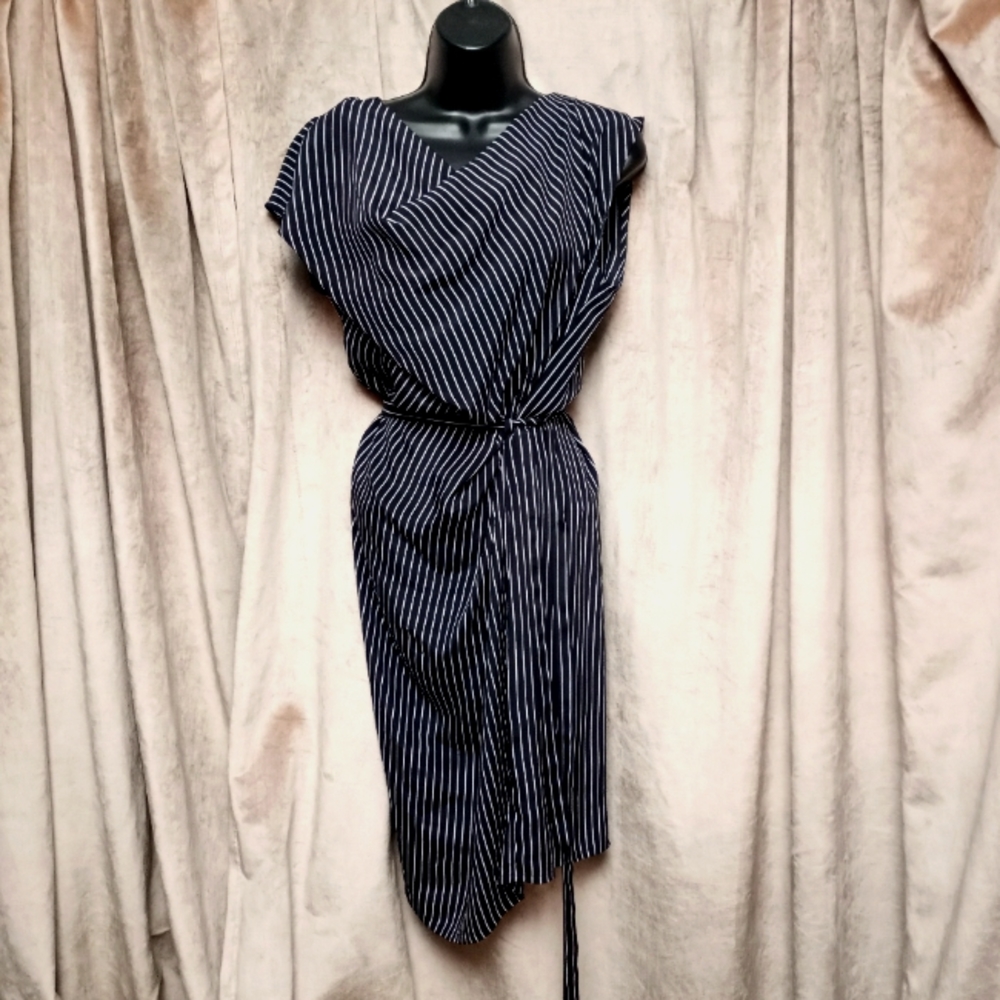 CAMILLA MIKAMA Vintage-Silk Asymmetric Shift Dress